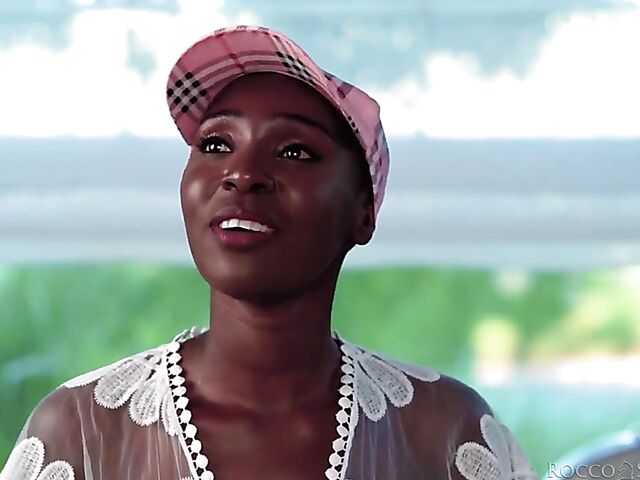 Wet and messy interracial lesbian foursome with shaved head African babe Zaawaadi getting shared by Cherry Kiss, Malena Nazionale, and Tiffany Tatum