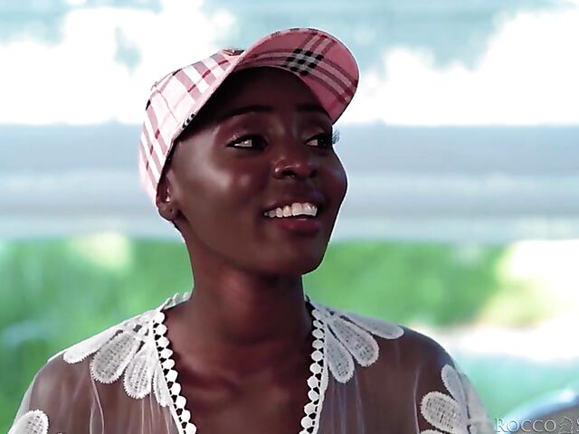 Wet and messy interracial lesbian foursome with shaved head African babe Zaawaadi getting shared by Cherry Kiss, Malena Nazionale, and Tiffany Tatum