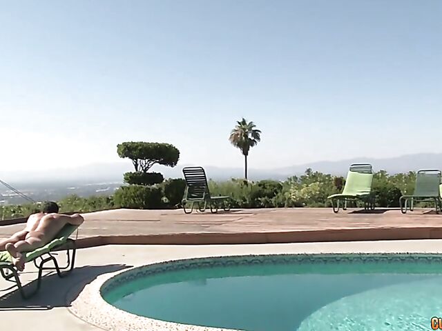 Nicole Aniston - Blue-eyed MILF outdoor fuck by the pool