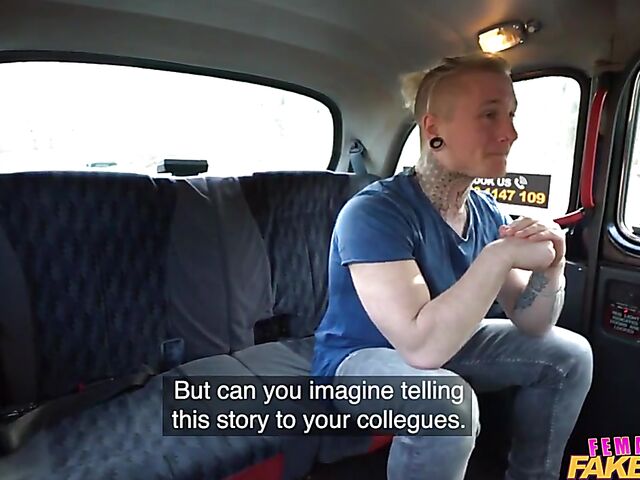 Fake taxi fuck adventure with sexy driver Ania Kinski