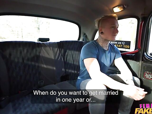 Fake taxi fuck adventure with sexy driver Ania Kinski