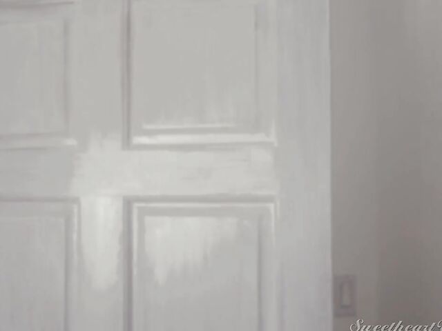 Rocky Emerson and Bella Rolland have slow lesbian sex in the dark