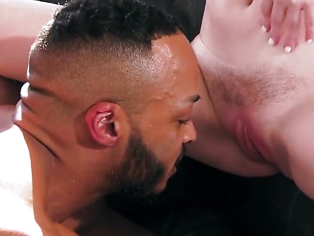 MMF bi threesome with Bunny Colby and two guys who love to suck and fuck each other too