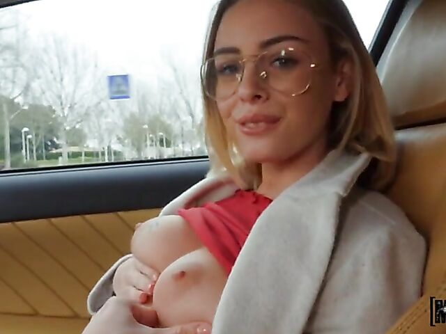Car seduction and POV public sex with Lya Missy