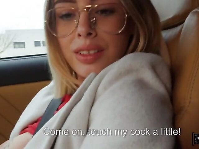 Car seduction and POV public sex with Lya Missy