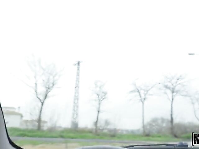 Car seduction and POV public sex with Lya Missy