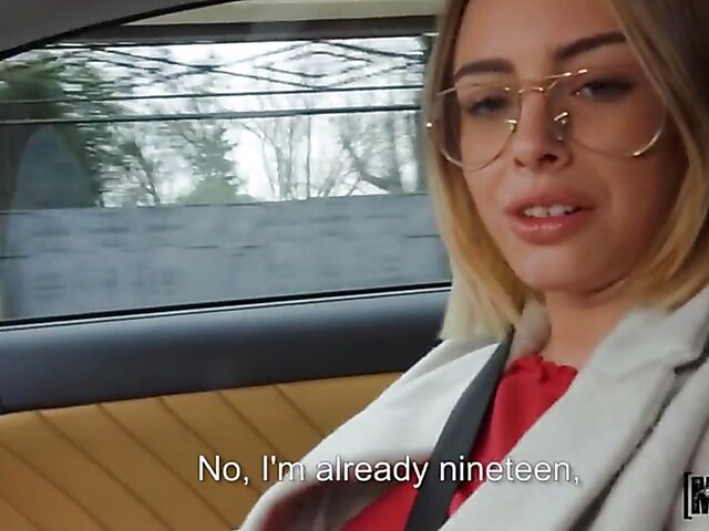 Car seduction and POV public sex with Lya Missy