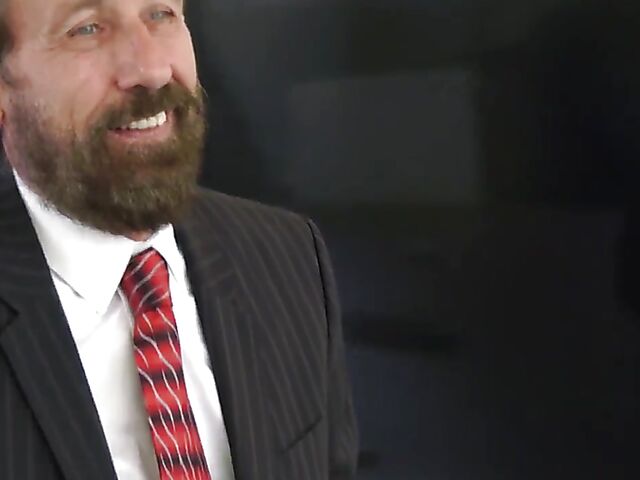 Big titted MILF secretary Sarah Jessie wants her old boss to fuck her pierced cunt