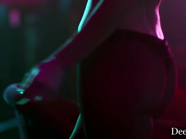 Strip club fuck with two blondes in lingerie Kayden Kross and Kenna James