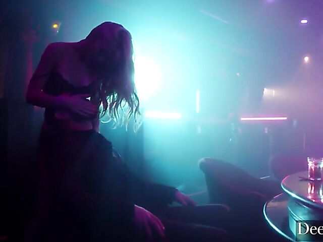 Strip club fuck with two blondes in lingerie Kayden Kross and Kenna James