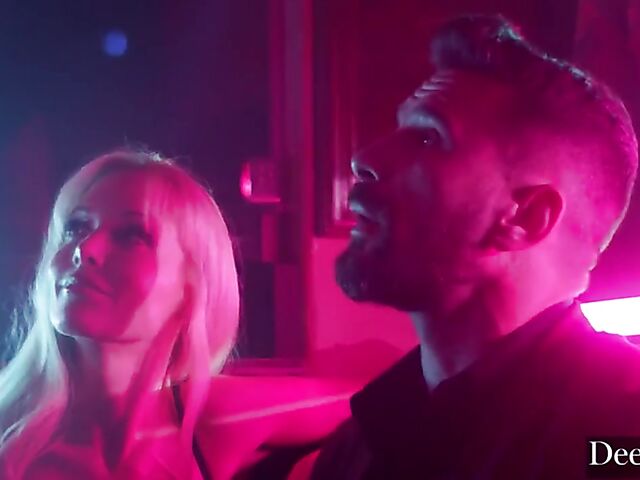 Strip club fuck with two blondes in lingerie Kayden Kross and Kenna James