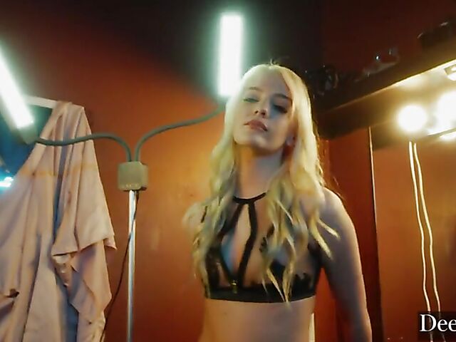 Strip club fuck with two blondes in lingerie Kayden Kross and Kenna James