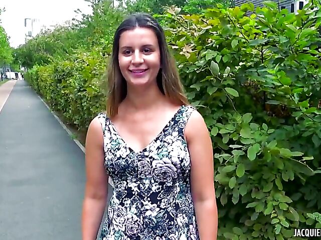 Stockings DP with juicy French chick Marina