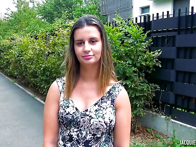 Stockings DP with juicy French chick Marina