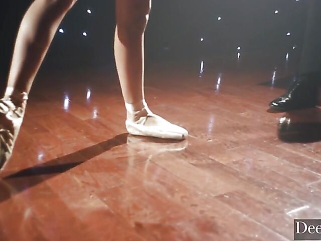 Vanna Bardot - Teen ballerina sex on stage after the rehearsal