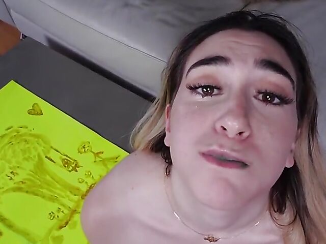 Piss drinking toilet slave Lexi Grey gets anal fucked