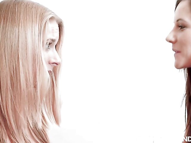 Barbie & Mandy Flores - Lezdom strapon sex with a kinky lesbian MILF