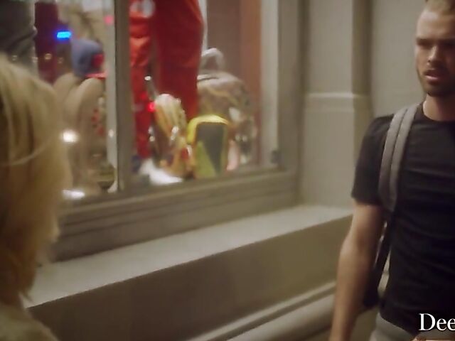 Standing sex with blonde ballerina Sky Pierce