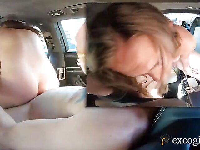 Teen car sex in the backseat with 19-year-old Bailey Base