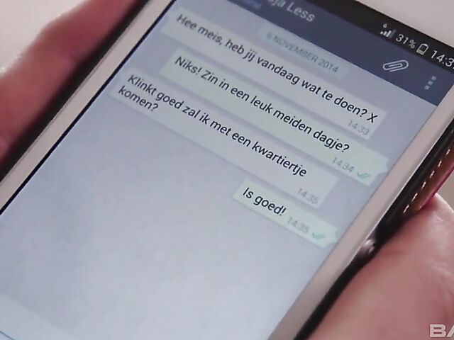 Lesbian clit licking babes with bald pussies can't get enough