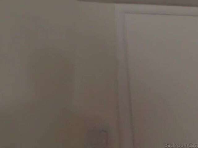 Backroom anal casting with 24-year-old pretty girl April