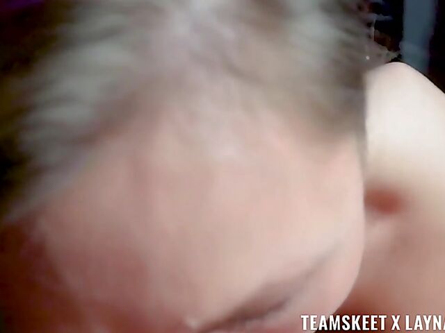 POV ride after blowjob with Layna Landry