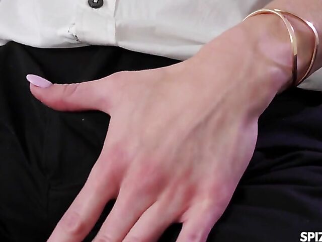 Skinny small tits blonde Morgan Rain is addicted to cock