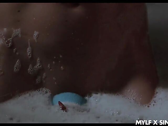 Erotic threesome after bath with busty Angel Wicky and Tina Kay