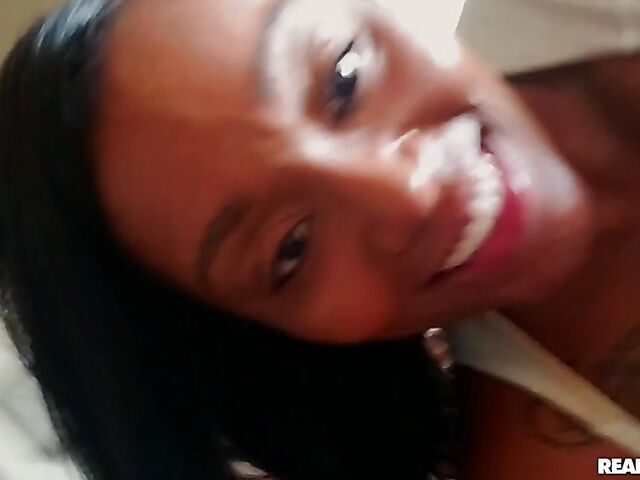 Mimi Curvaceous - Big booty ebony dildo solo at home