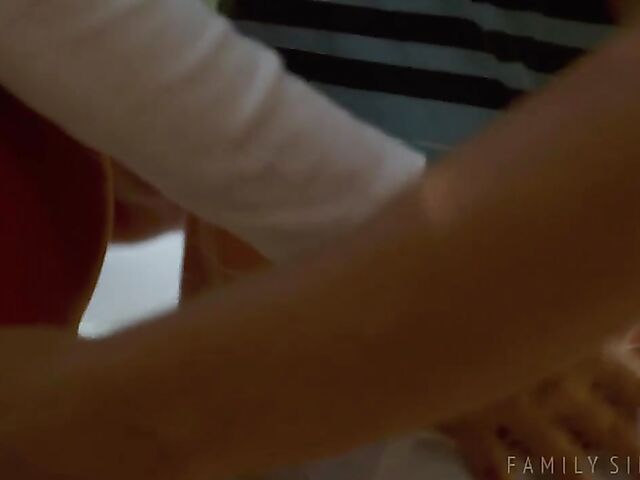 Kit Mercer - Horny stepmom and son fuck hard in the summer