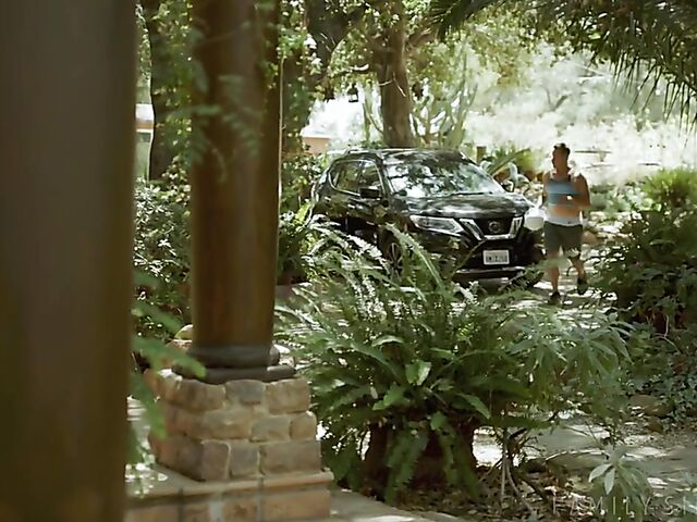 Kit Mercer - Horny stepmom and son fuck hard in the summer