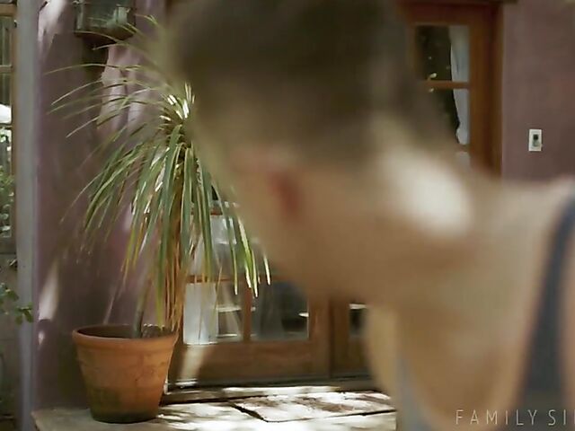 Kit Mercer - Horny stepmom and son fuck hard in the summer