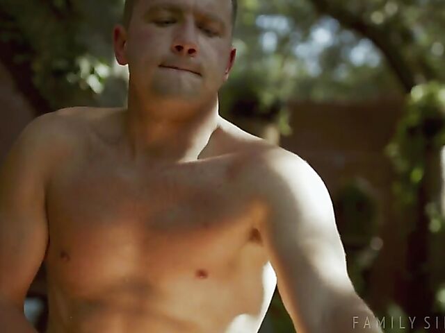 Kit Mercer - Horny stepmom and son fuck hard in the summer