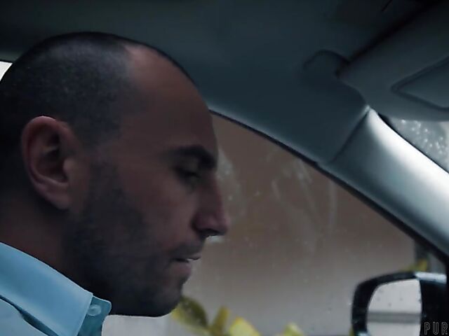 Rough fuck after car accident with Adira Allure