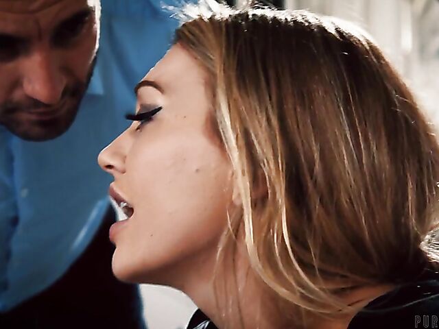 Rough fuck after car accident with Adira Allure