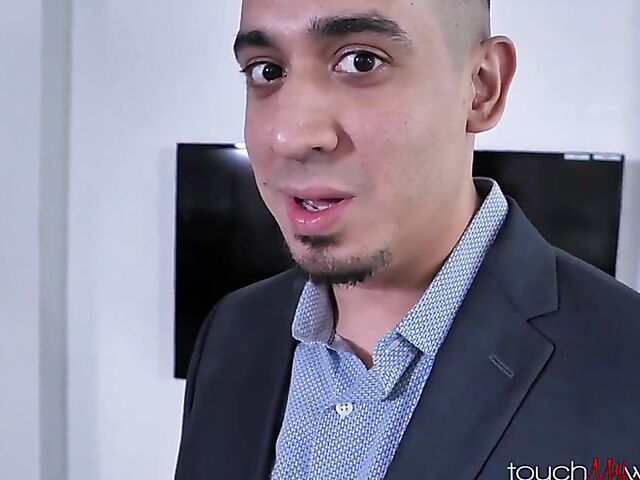 Nia Nacci - Ebony panties fuck with a white guy