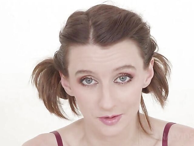 Pauline Cooper's first interracial casting with blowjob and doggystyle
