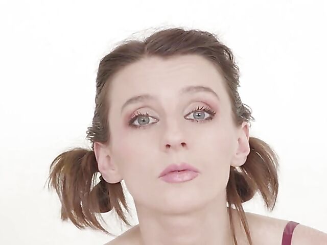Pauline Cooper's first interracial casting with blowjob and doggystyle