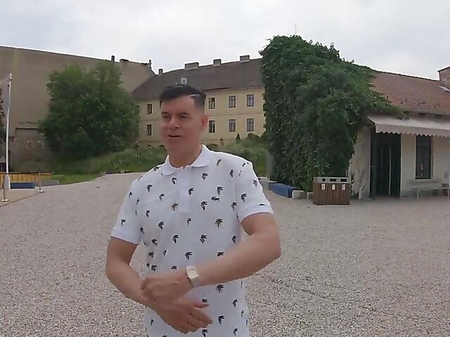 Blonde big tits MILF POV with horny Kayla Green