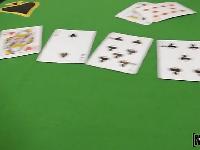 Brixley Benz - Ebony POV anal after playing cards with a white guy