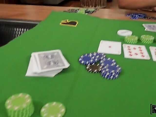 Brixley Benz - Ebony POV anal after playing cards with a white guy