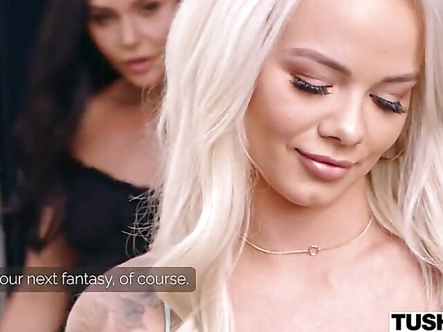 Elsa Jean - Stunning blonde anal fucked in front of his woman