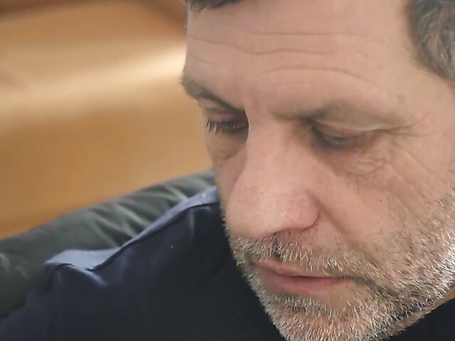 Fat old man and teen Rebecca Lee fuck in a chair