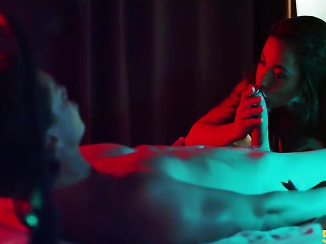 Hot girl Anastasia Brokelyn shows off her body and fucks in the bedroom