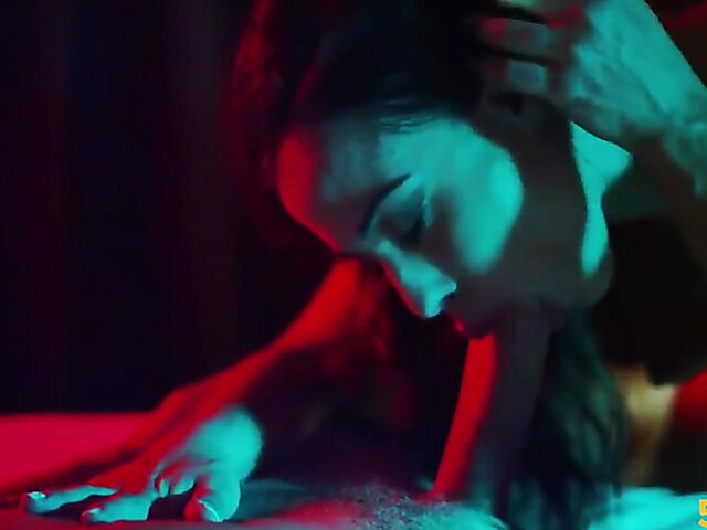 Hot girl Anastasia Brokelyn shows off her body and fucks in the bedroom