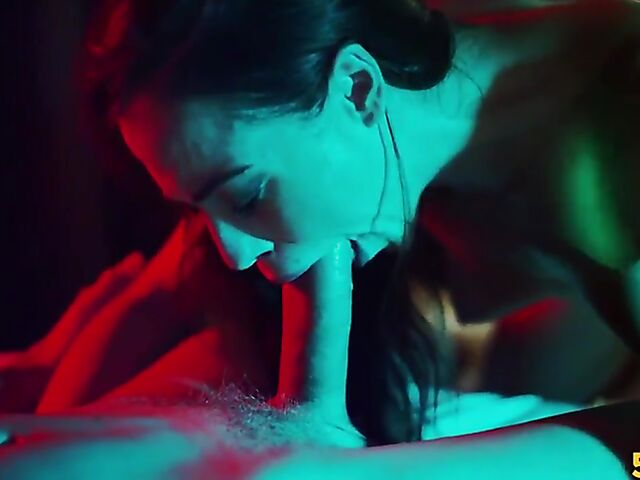 Hot girl Anastasia Brokelyn shows off her body and fucks in the bedroom