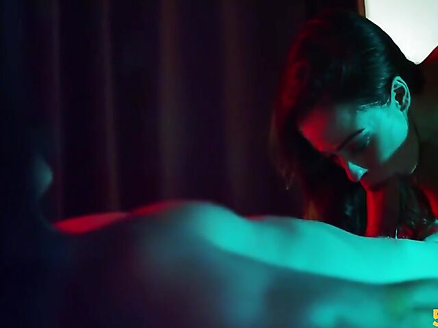 Hot girl Anastasia Brokelyn shows off her body and fucks in the bedroom