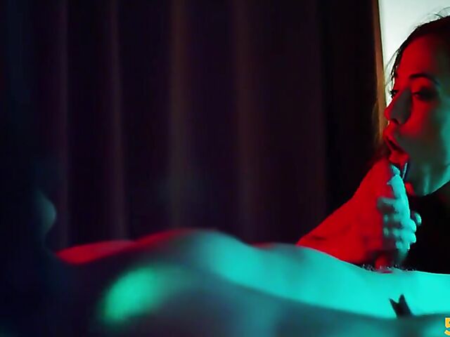 Hot girl Anastasia Brokelyn shows off her body and fucks in the bedroom