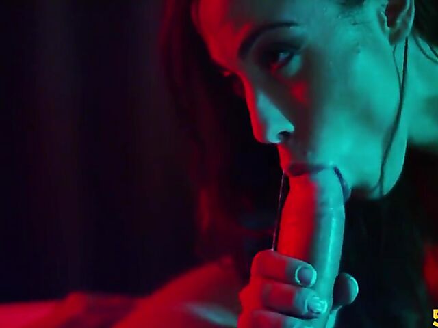 Hot girl Anastasia Brokelyn shows off her body and fucks in the bedroom