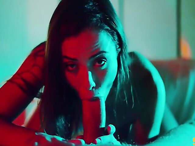 Hot girl Anastasia Brokelyn shows off her body and fucks in the bedroom